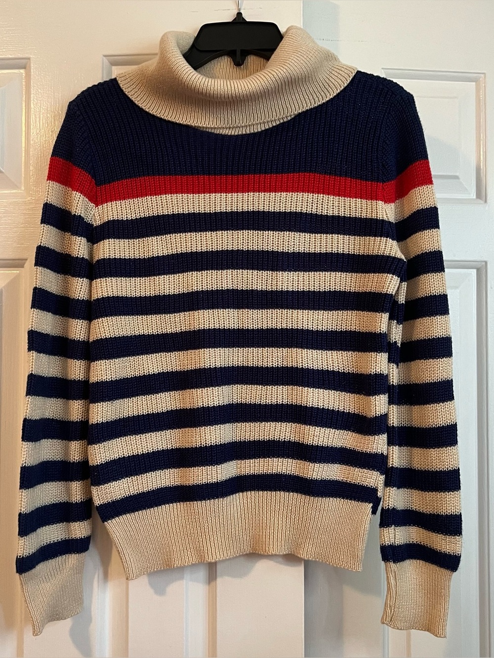 Toppers USA striped sweater S blue red white